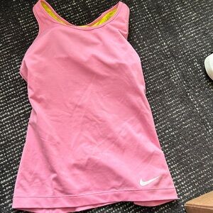 Super cute bright pink nike tank